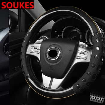 

Colorful Curtain Leather Car Steering Wheel Covers For BMW E46 E39 E90 E60 E36 F30 F10 E34 X5 E53 E30 F20 E92 E87 M3 M4 M5 X5 X6