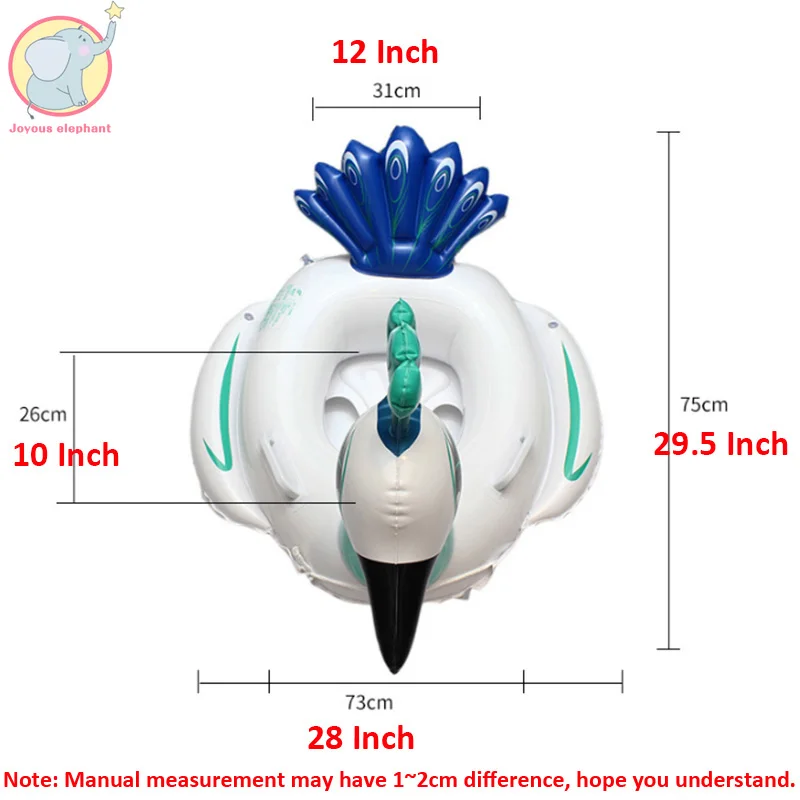 Надувные Синий Павлин Лебедь детское круг-сидение для купания бассейна стул круг надувной матрас летние водонепроницаемые игрушки для