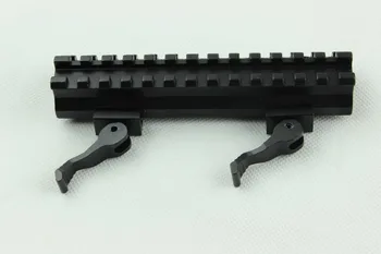 

Funpowerland Tactical Double Rail 13 Slot Quick Release Angle Mount Base with Integral QD Lever Lock System Free Shipping