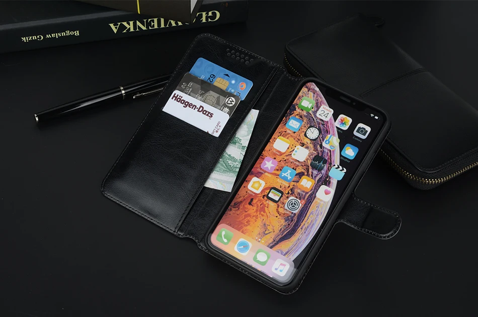 Coque Flip Case for Motorola Moto E5 Plus Leather Wallet Phone Case Pouch Skin KickStand Back Cover for Motorola E5 Play/E5