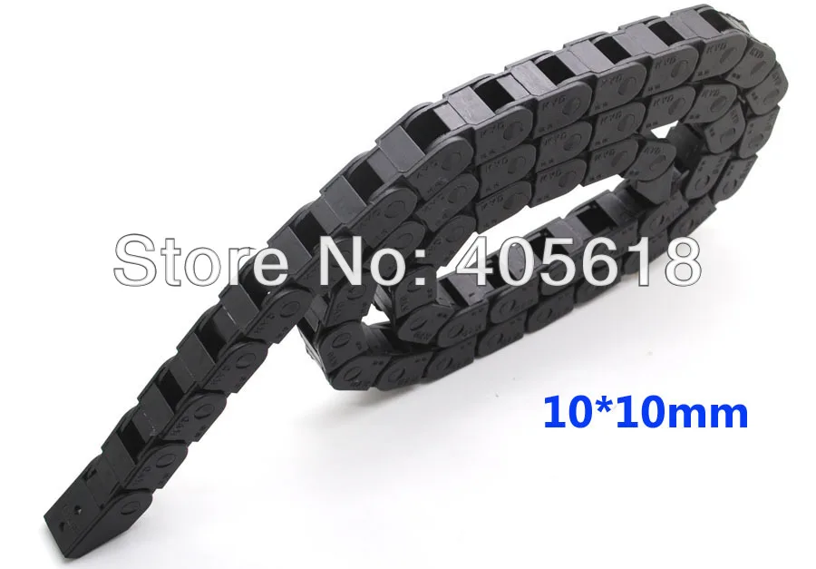 1pcs Cable drag chain wire carrier 10x10 length 1000mm/1M/1meter with end connectors free shipping | Обустройство дома