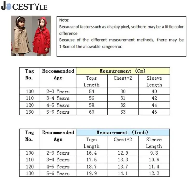 Jocstyle/осенние детские куртки для девочек; однотонная ветровка со съемным капюшоном; плащ; Верхняя одежда; Осенняя модная детская куртка для девочек