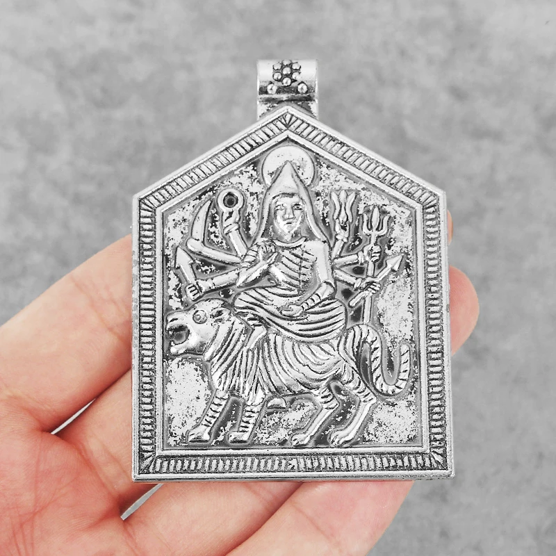 4PCS Large Sacred Goddess on Horse Shield Charms Amulet Pendants for DIY Necklace Jewelry Findings | Украшения и аксессуары