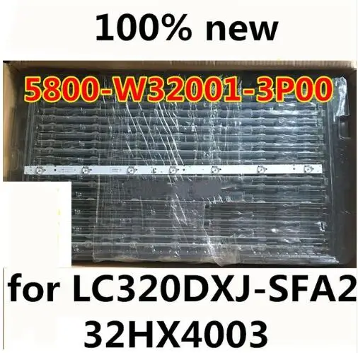 New 9PCS*7LED 607mm LED backlight strip 5800-W32001-3P00 05-20024A-04A for LC320DXJ-SFA2 32HX4003 | Освещение