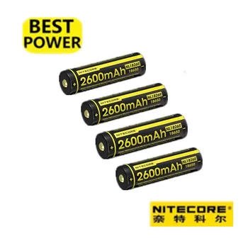 

4 Pcs NiteCore NL1826R 18650 3.6V 750mAh 2.8Wh Li-ion Rechargeable Battery with Protected