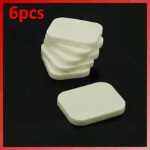24 шт./партия 5,3 см x 4,3 см мягкая губка для лица, косметическая пудра, спонж для макияжа