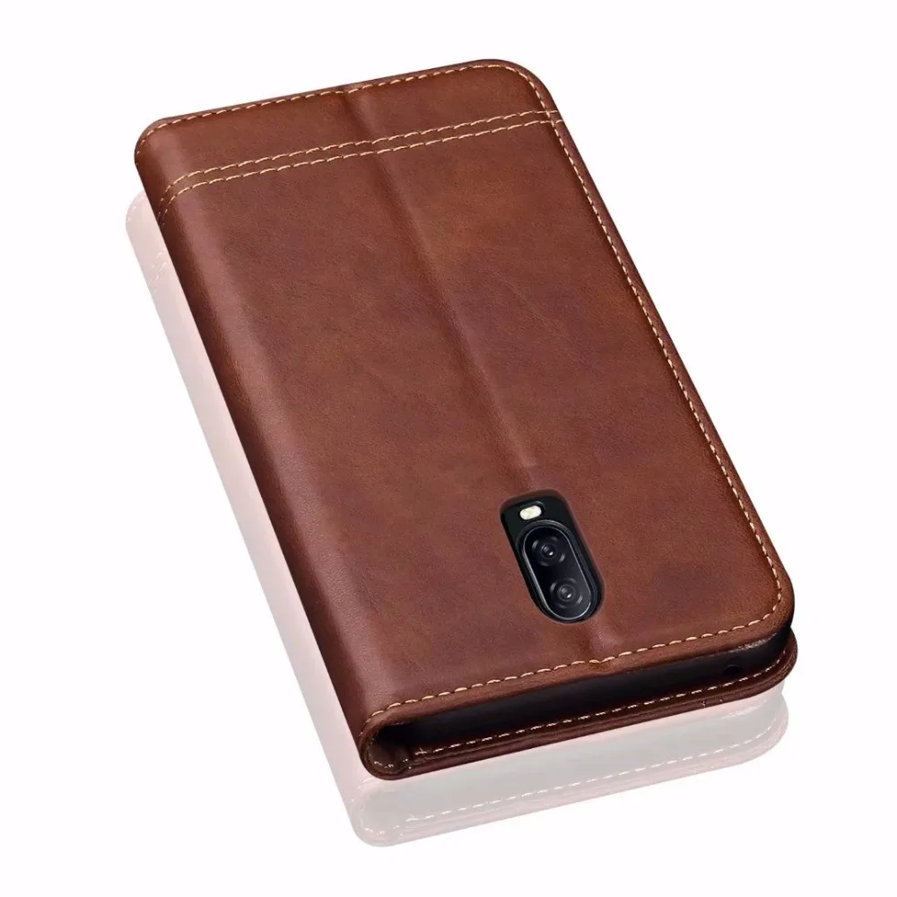 Роскошный кожаный чехол-книжка с уникальным магнитным дизайном для OnePlus 7 6 T/6/One Plus 7T Pro, защитный чехол-кошелек s, задняя крышка