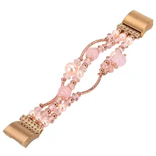 Модный спортивный браслет с бусинами ремешок для FitBit Charge 2 oct.31 Correa de los deportes de la manera