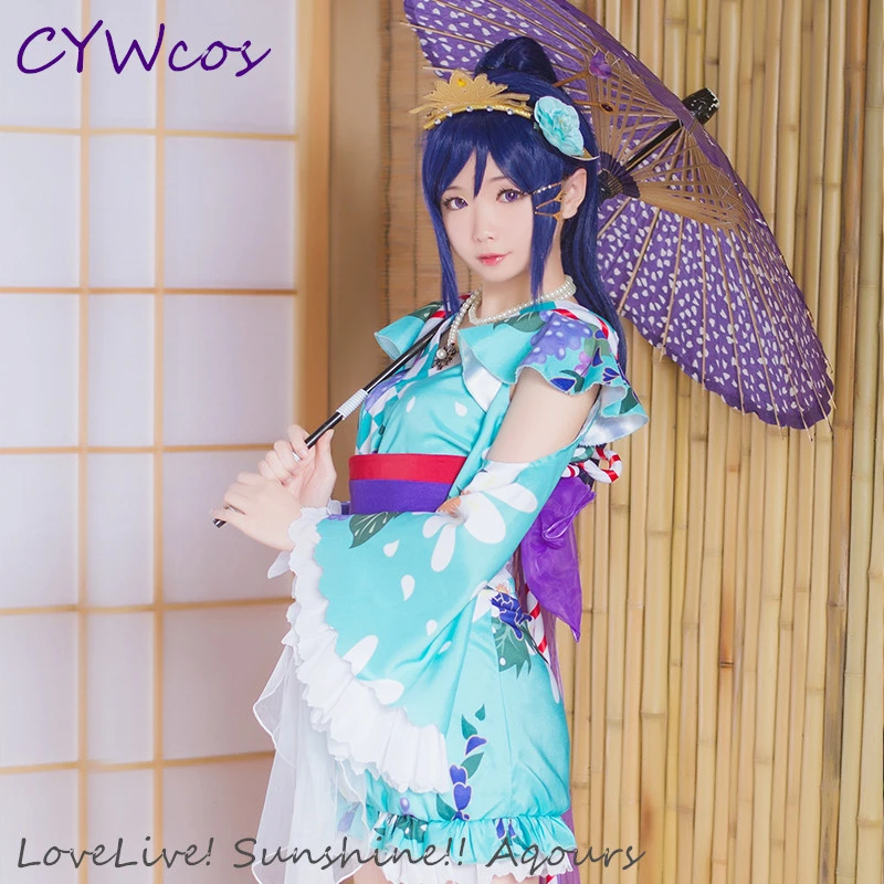 Aqours Love Live солнце юката Пробуждение всех задействованных Dia Mari тика Косплэй костюм