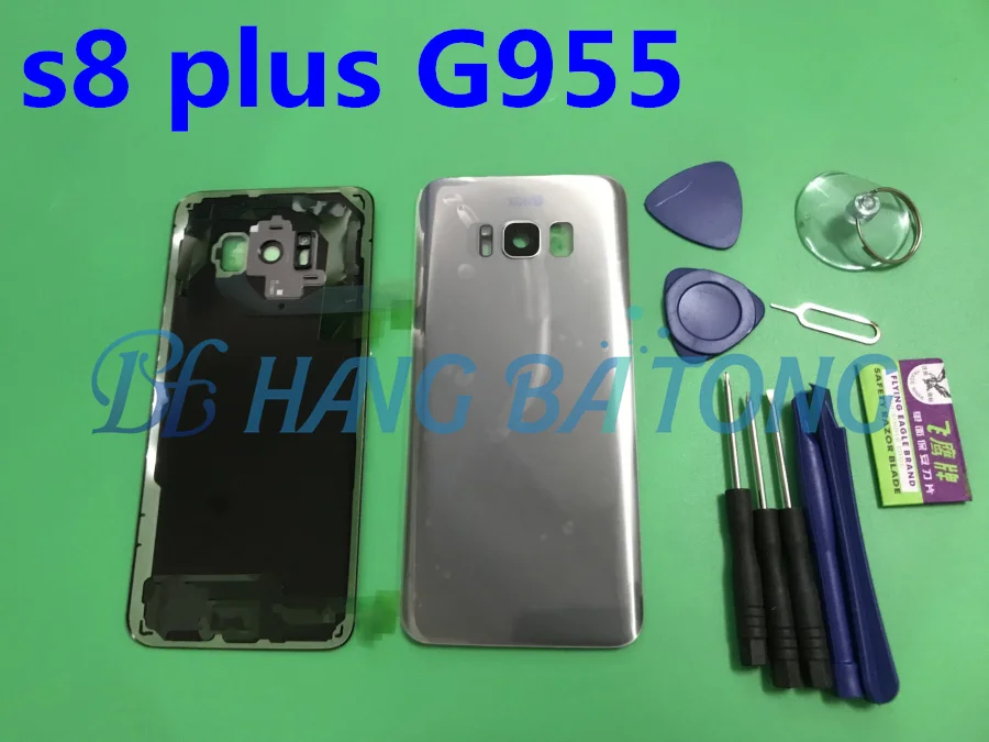 

Replacement Original Rear Panel Battery Glass Back Door Cover with Rear camera glass For Samsung Galaxy s8+edge plus G955 G955F