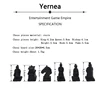 Yernea Retro Chess Set Board Games Resin Chess Terracotta Warriors Lifelike Pieces High-density Board Paste 26*26*6.5 cm Gift ► Photo 2/6