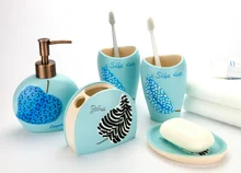 Norbic Resin Bathroom Accessories Set Portable Soap Dishes/Soap Dispensers/Toothbrush Toothpaste Holders Bathroom ProductsLFB294 gappo liquid soap dispensers resin soap imported resin bottles bath bathroom accessories soap dispensers bottles