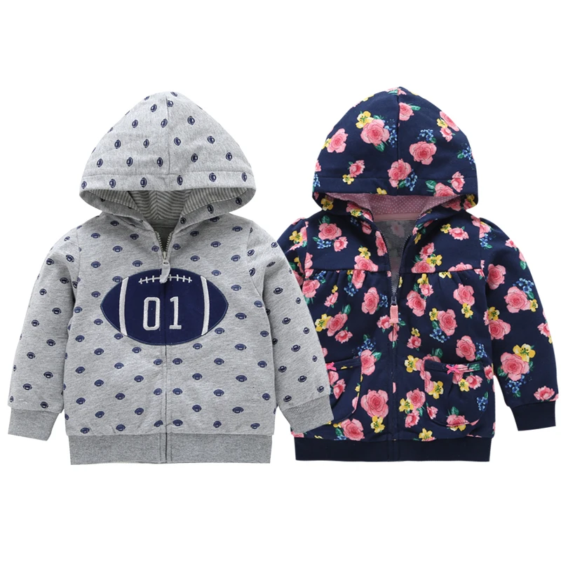 2018 Autumn Winter Warm Baby Boy Girls Clothes Hoodies Sweatshirt With