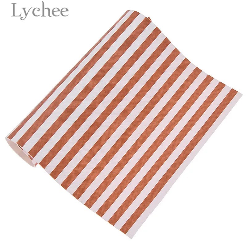 Lychee Life, 21x15 см, A5, в полоску, искусственная ткань из искусственной кожи, высокое качество, синтетическая кожа, сделай сам, материал для сумок, одежды - Цвет: 2