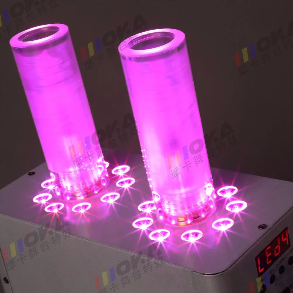 4 шт./лот 18*3 Вт CO2 ткацкий станок moka светодио дный RGB 3in1 dmx контроллер co2 туман этап машина оборудование для световых эффектов спрей 8 м