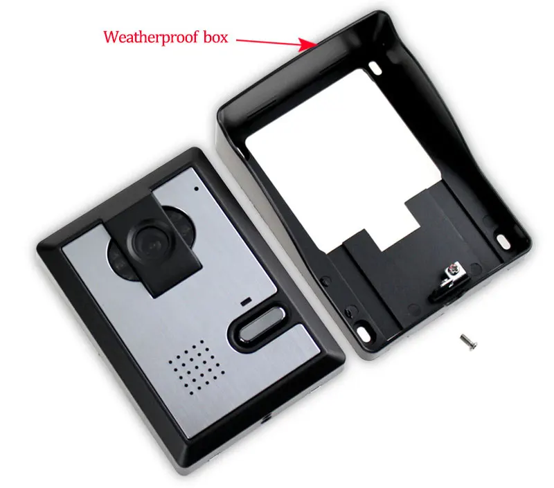 4,3 ''цветной видеодомофон дверной звонок камера с ИК COMS ночного видения проводной видео телефон монитор для системы входа горячая распродажа