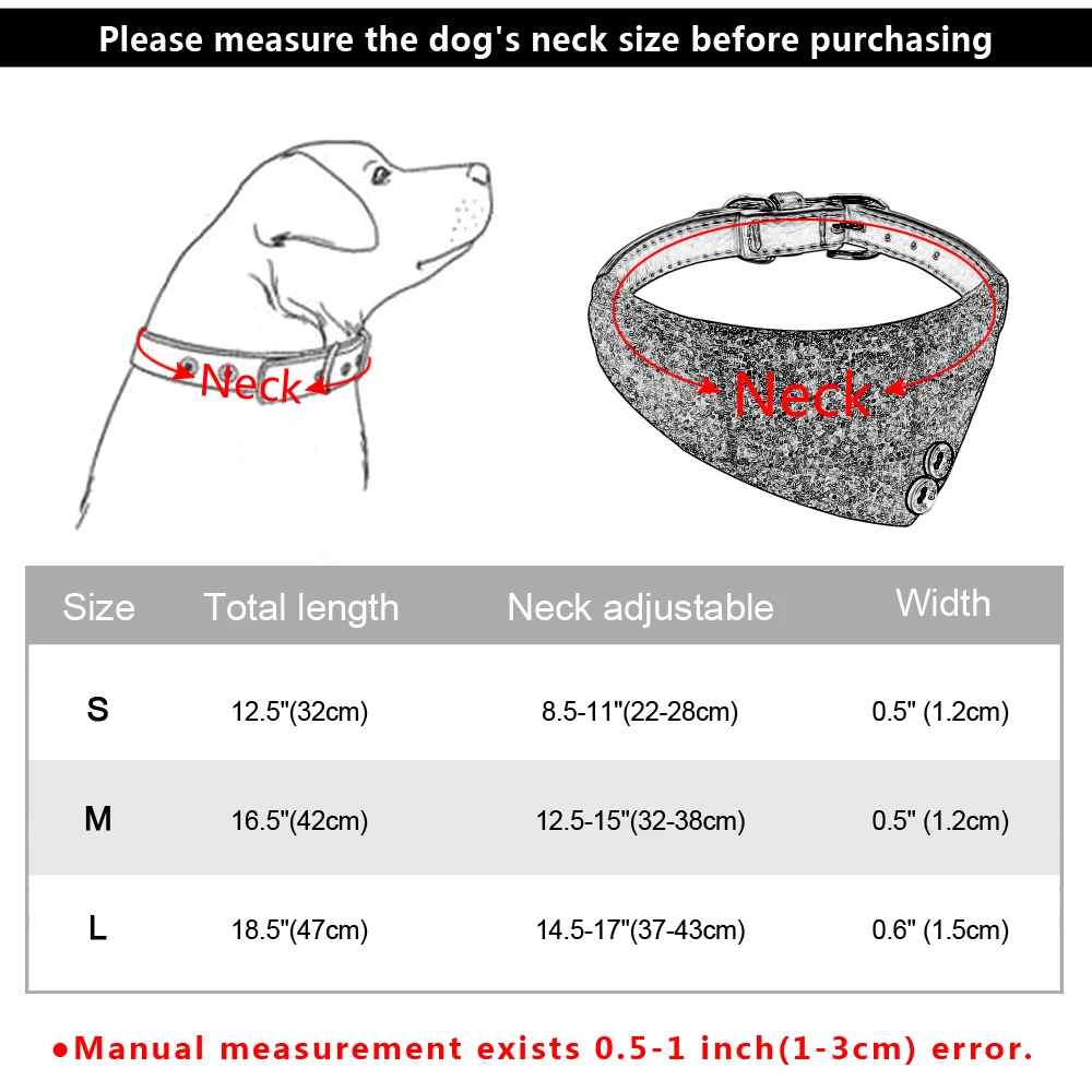 Ошейник Бандана для маленьких и средних собак, чихуахуа, регулируемый кожаный ошейник для щенков, кошек, клетчатый шарф, шейный платок, аксессуары для собак, галстук