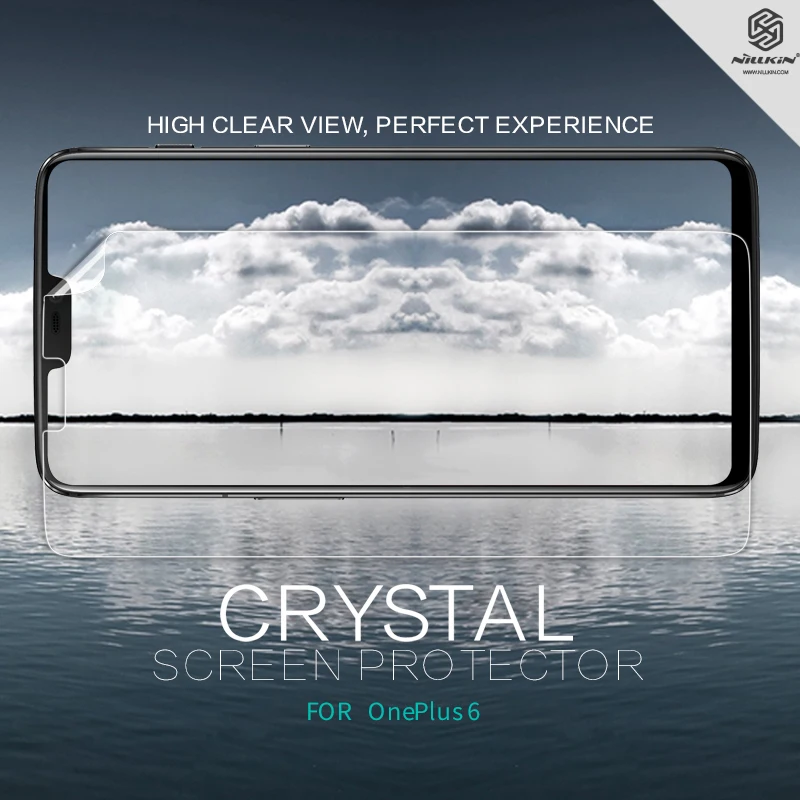 

2 pcs/lot Screen Protector for OnePlus 6 NILLKIN Super Clear Anti-fingerprint Protective Film for OnePlus 6 6.28"