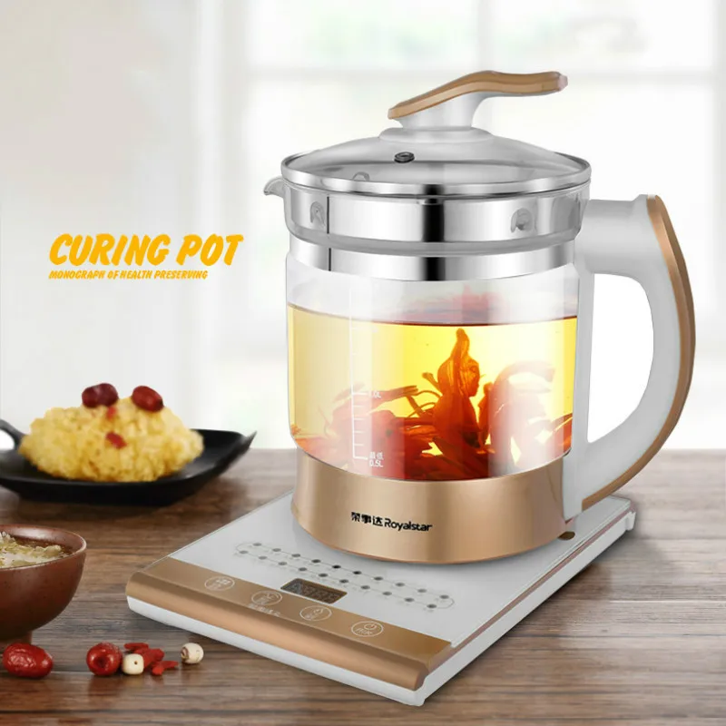 

Health Pot Automatic Thicken Tempered Glass Boiled Teapot Chinese Medicine Pot Multi - Functional Electric Kettle Free Shipping