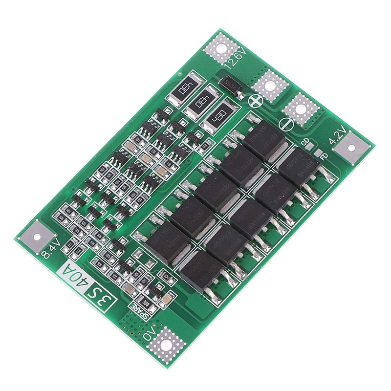 

3S 40A 18650 Li-Ion Lithium Battery Charger Protection Board Pcb Bms For Drill Motor 11.1V 12.6V Lipo Cell Module