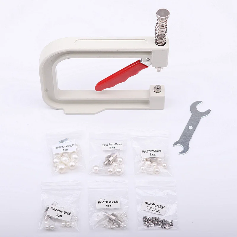 

Sewing Accessories 1 Set Hand-Held DIY Bead Riveting Tool Easy Operate Sewing Tools Nailing Machine Repairs Clothes Hats 19610