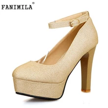 women thin high heel shoes round toe platform brand female fashion heeled sexy pumps heels shoes plus big size 30-50 P16615