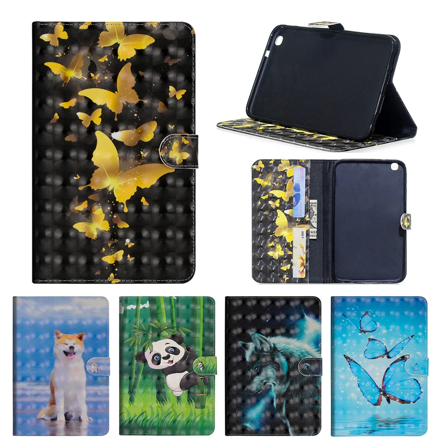

TopArmor Stand Flip Wallet Case For Samsung Galaxy Tab 3 8.0 inch Cases SM T310 \T311\ T315 Tablet Back Cover Stand Bag