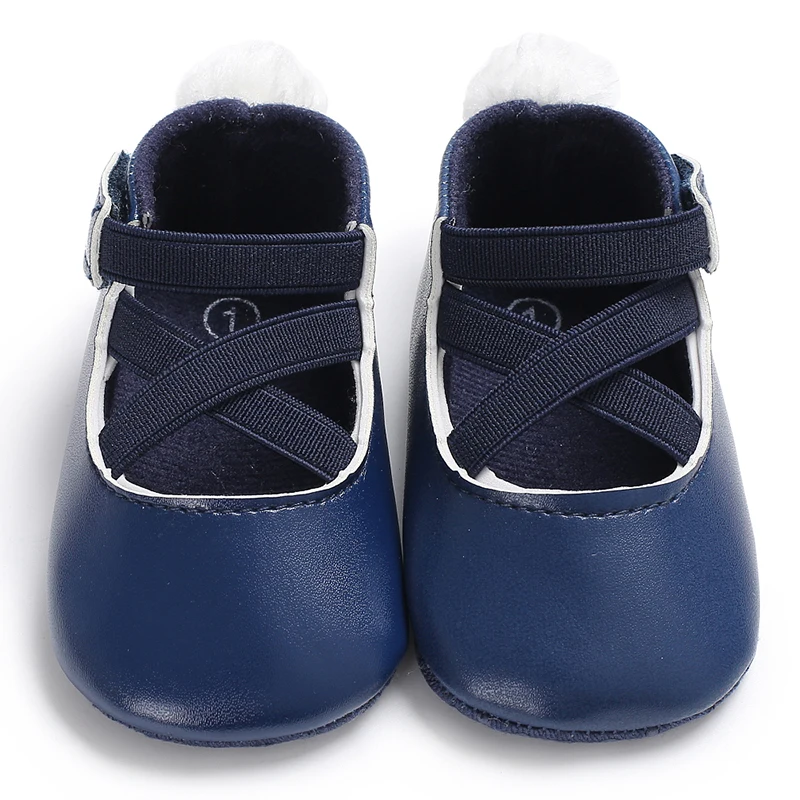 Pudcoco/Обувь для новорожденных мальчиков и девочек; нескользящая обувь принцессы для волос; мягкие кроссовки для детей от 0 до 18 месяцев; Helen115