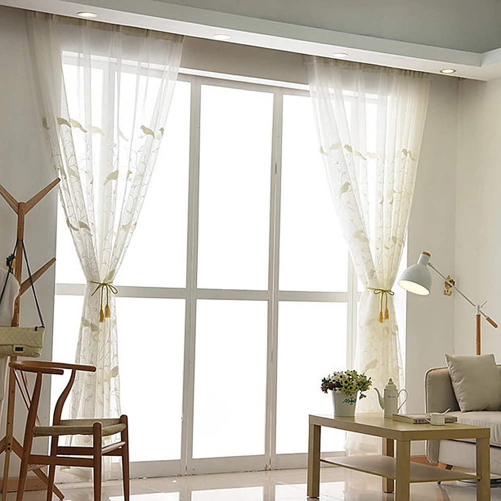 Aliexpress American Past White Blue Pink Curtains Aliexpress American Past White Blue Pink Curtains Embroidered Bird Patterned Study Sitting Living Room Sheer Tulle Wp004 30 From