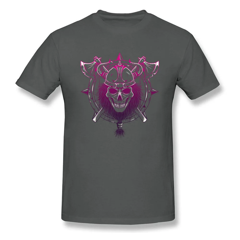 Tops Shirts VIKING Summer Fall 2018 Newest Normal Short Sleeve 100% Cotton O-Neck Men T Shirts Normal Tee Shirt VIKING carbon