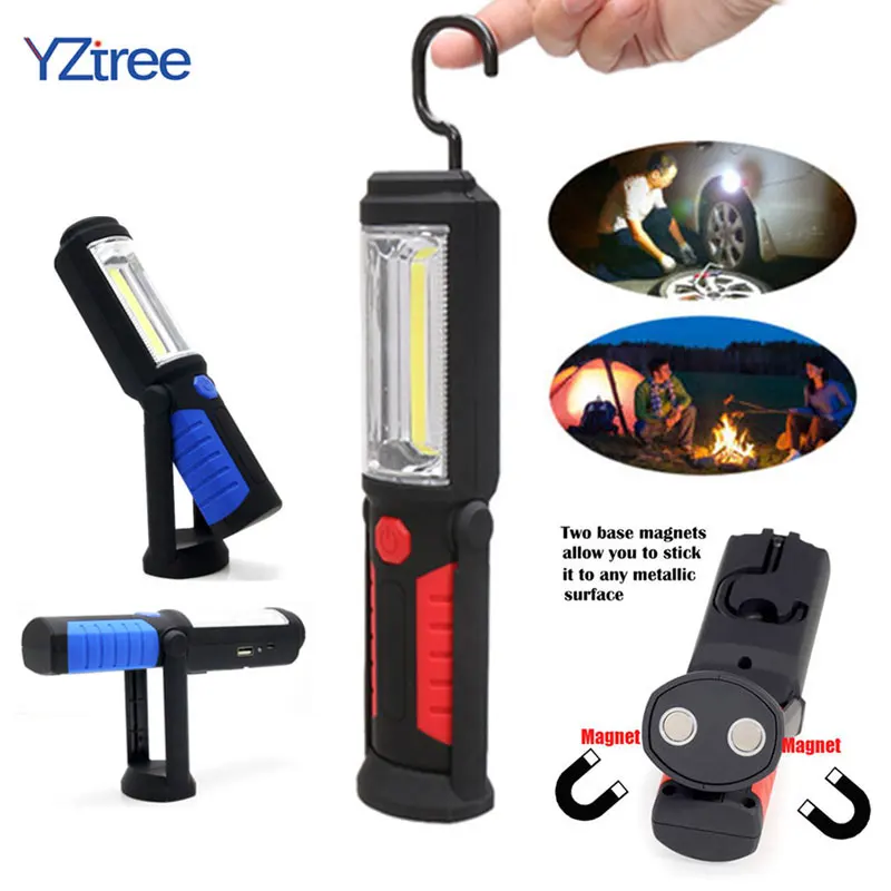 Buy Portable USB LED Flashlight Torch Work Light COB