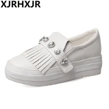 Single Shoes female flat bottom big size shoes 40-43 small white shoes casual shoes Women Platform Loafers Single Shoes female flat bottom big size shoes 40-43 small white shoes casual shoes Women Platform Loafers