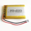 Batería recargable LiPo de polímero de litio, 3,7 V, 1500mAh, con conector JST ZH1.5mm, 3 pines, para MP3, DVD, PAD, cámara, GPS, portátil, 803450 ► Foto 2/6