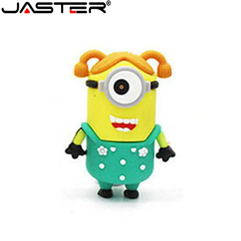JASTER usb2.0 Мультфильм Желтая народная серия флэш накопитель 4 ГБ 8 16 32 64 креативный