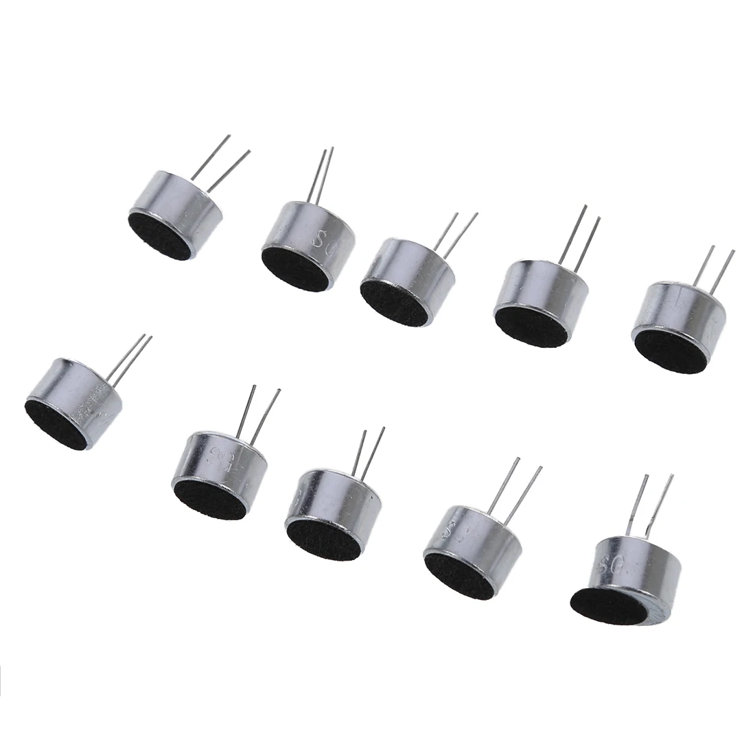 

Top Deals 10 PCS 9.7mm x 7mm 2 Pin MIC Capsule Electret Condenser Miniphone