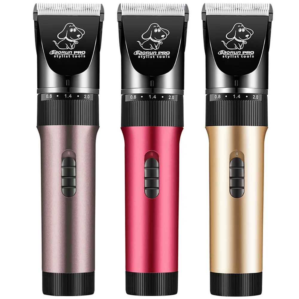 Professional Pet Hair Trimmer Electric Rechargeable Cat Dog Clipper Grooming Cutters Powerful Shave