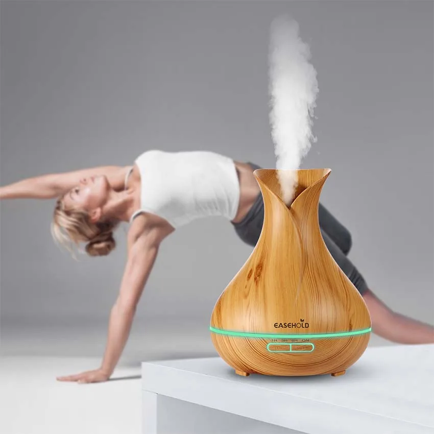  EASEHOLD 400ml Aroma Essential Oil Diffuser Ultrasonic Air Humidifier 7 color changing Auto Shut Of