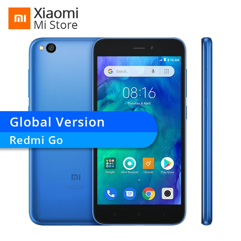 

In Stocks ! Global Version Xiaomi Redmi Go 1GB RAM 8GB ROM Snapdragon 425 Quad Core 5.0" 4G LTE 8MP Camera 3000mAh Smartphone