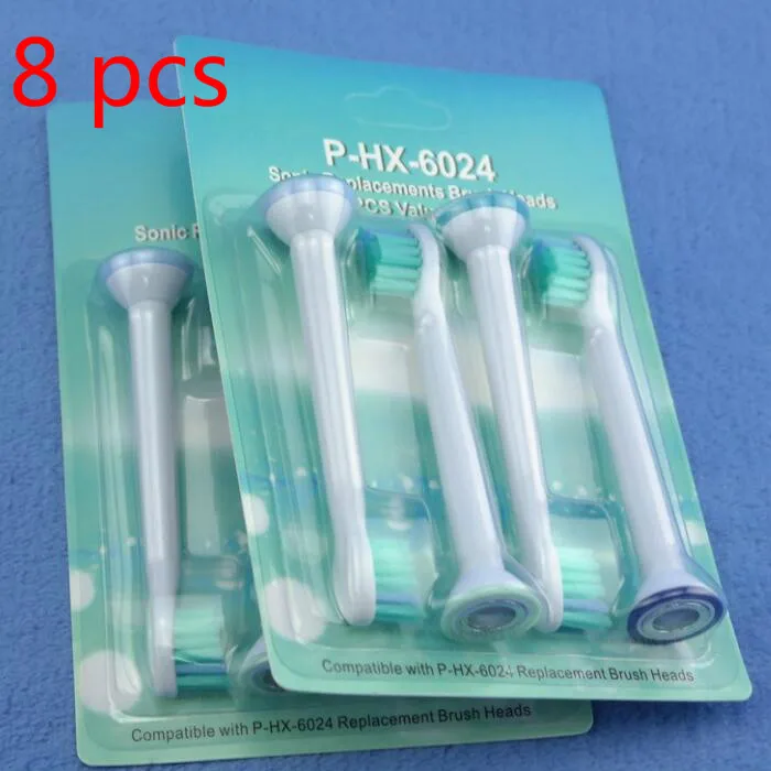 8 шт Насадки зубных щеток для Philips Sonicare HX6062 HX6064 HX6074 HX9024 HX9044 HX6952 HX6920 HX9332 HX 6730 6732 HX6780 HX6782