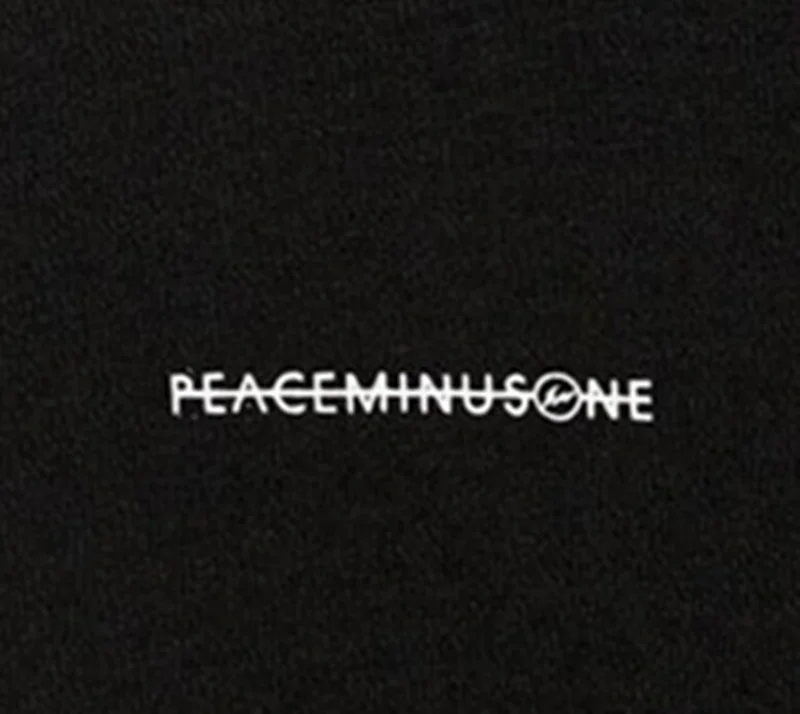 Новинка мужская и женская футболка Peaceminusone с изображением фрагментов топ лучшего