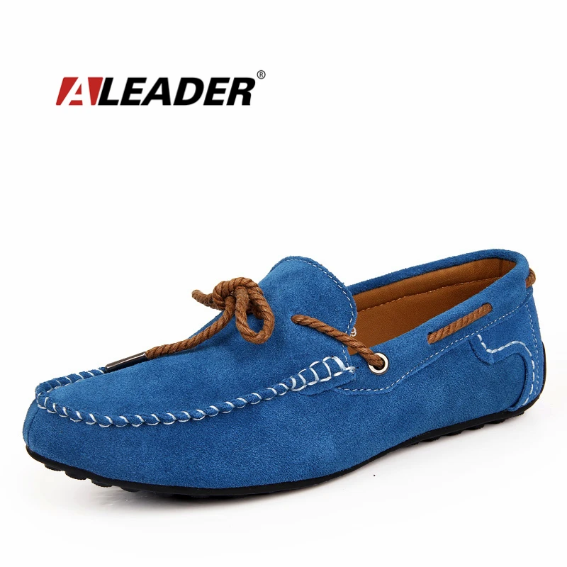 

Fashion Suede Leather Men's Loafers Formal Shoes New 2017 Autumn Slip On Loafers for Man Flats Moccasins Mens Driving Shoes