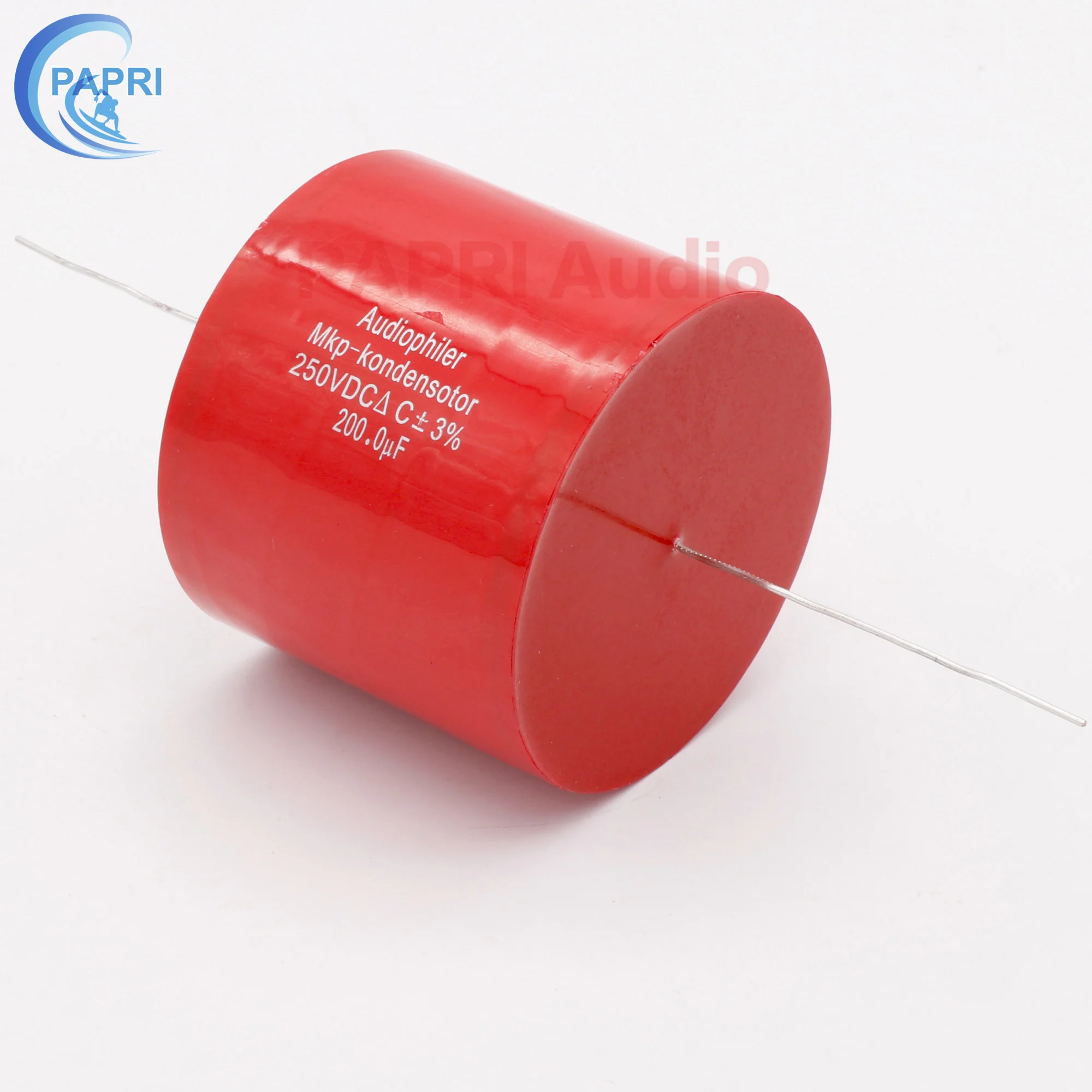 PAPRI 200 мкФ 250VDC Axial MKP DIY Аудио Конденсатор для HiFi трубки гитарного усилителя лот/1