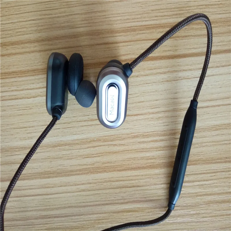 Macaw T1000 беспроводные наушники Aptx Hd спортивные с басами Bluetooth Водонепроницаемая