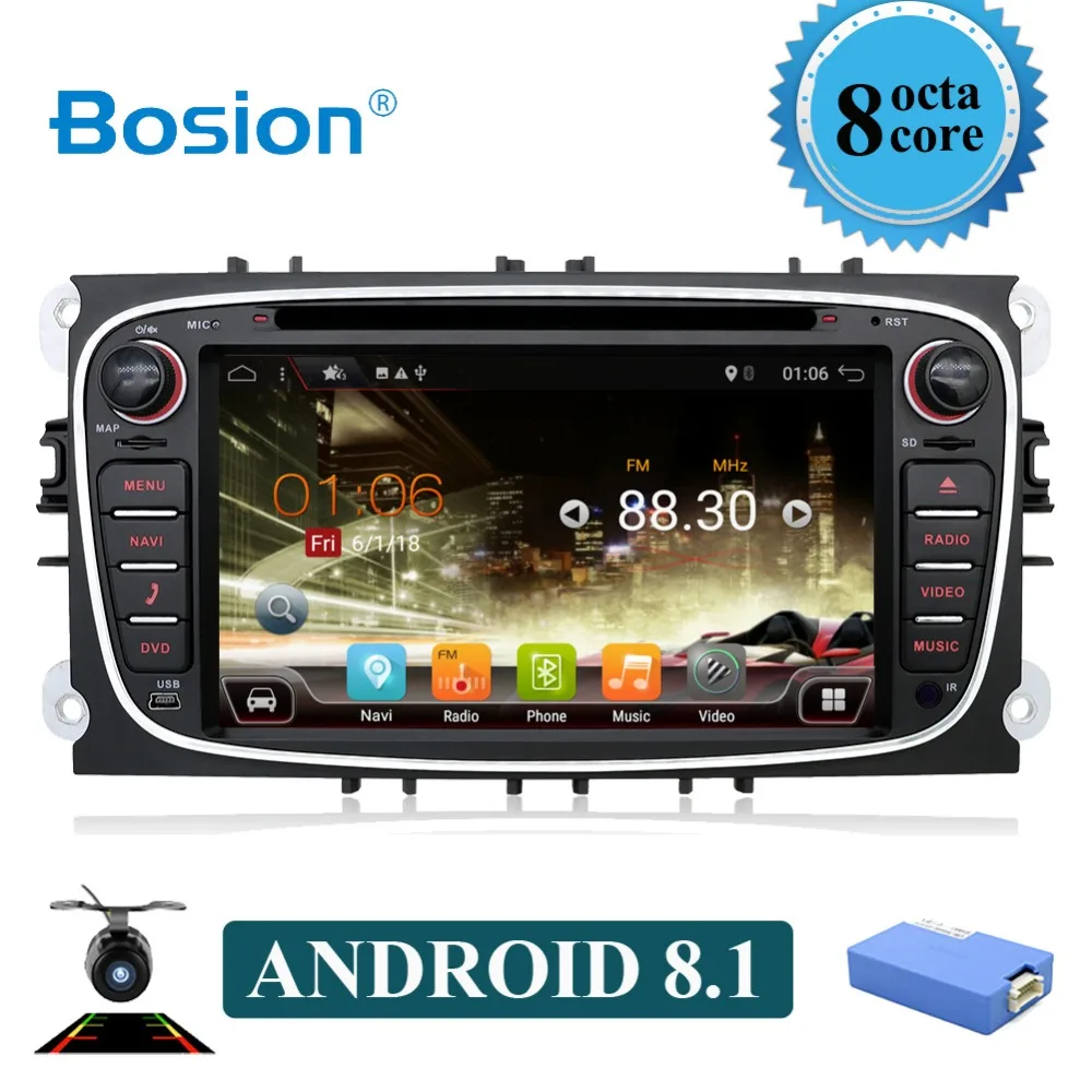 

Octa core 2 Din Android 8.1 Car DVD Player Radio Online Maps GPS Navigation WIFI for Ford focus II Galaxy Transit Tourneo Mondeo
