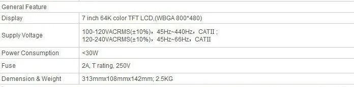 Hantek MSO7084BLG 4 канала Осциллограф 8 каналов логический анализатор 25 МГц генератора сигналов произвольной формы. Генератор сигналов 2Gsa/s 32 K 3 в 1