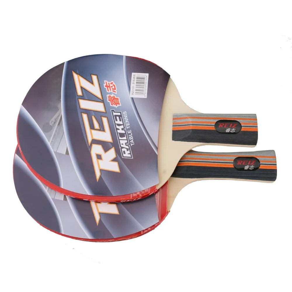 Короткая или длинная ручка Shake-hand Настольный Теннис Набор пинг-понг Paddle Настольный теннис ракетка 2101
