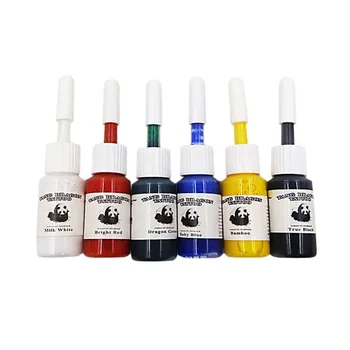 

6pcs/set Professional Multi Colors Tattoo Ink Pigment Set Kits 5ml Bottles Body Art Accessory Hot Sale