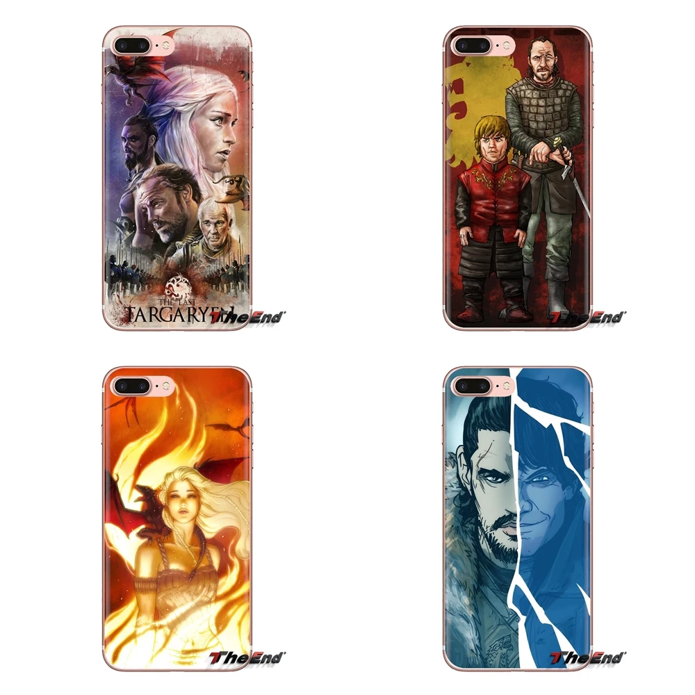 Силиконовый чехол для Sony Xperia Z Z1 Z2 Z3 Z5 compact M2 M4 M5 C4 E3 T3 XA Huawei Mate 7 8 Y3II Bronn Fan Art Game Of Thrones |