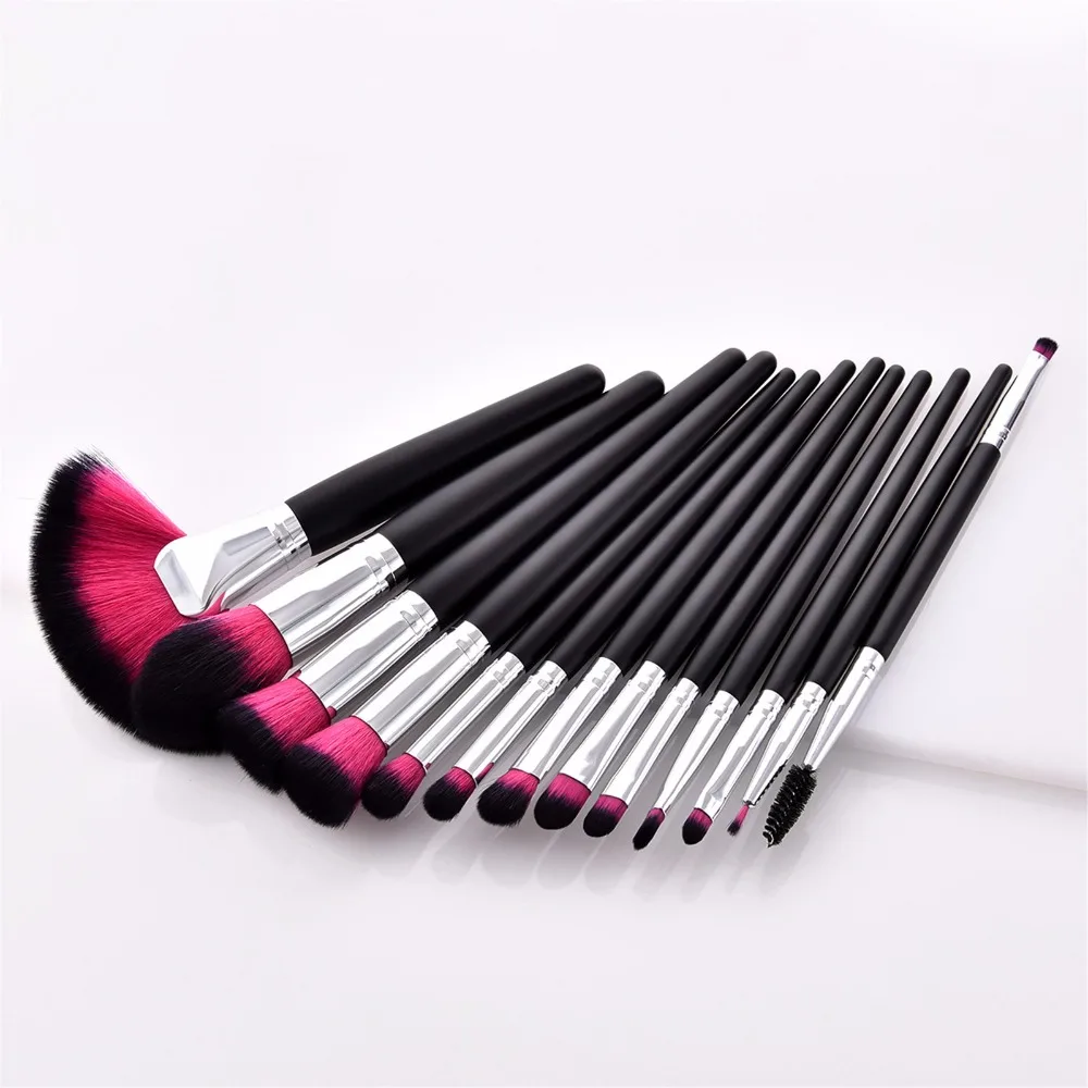 13Pcs Makeup Brush Sets Cosmetic brushes Power Foundation Blush Eye Shadow Blending Fan Brush Make Up Kits Beauty maquiagem (4)