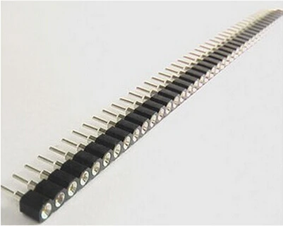 

10pcs Strip Tin PCB Panel IC Breakable 40pin Header Socket 2.54mm